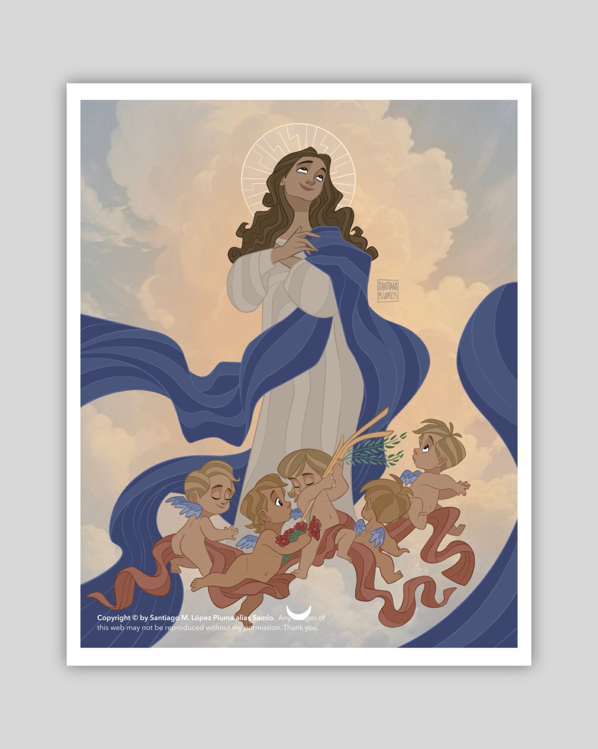 Virgen Inmaculada - Lámina A5