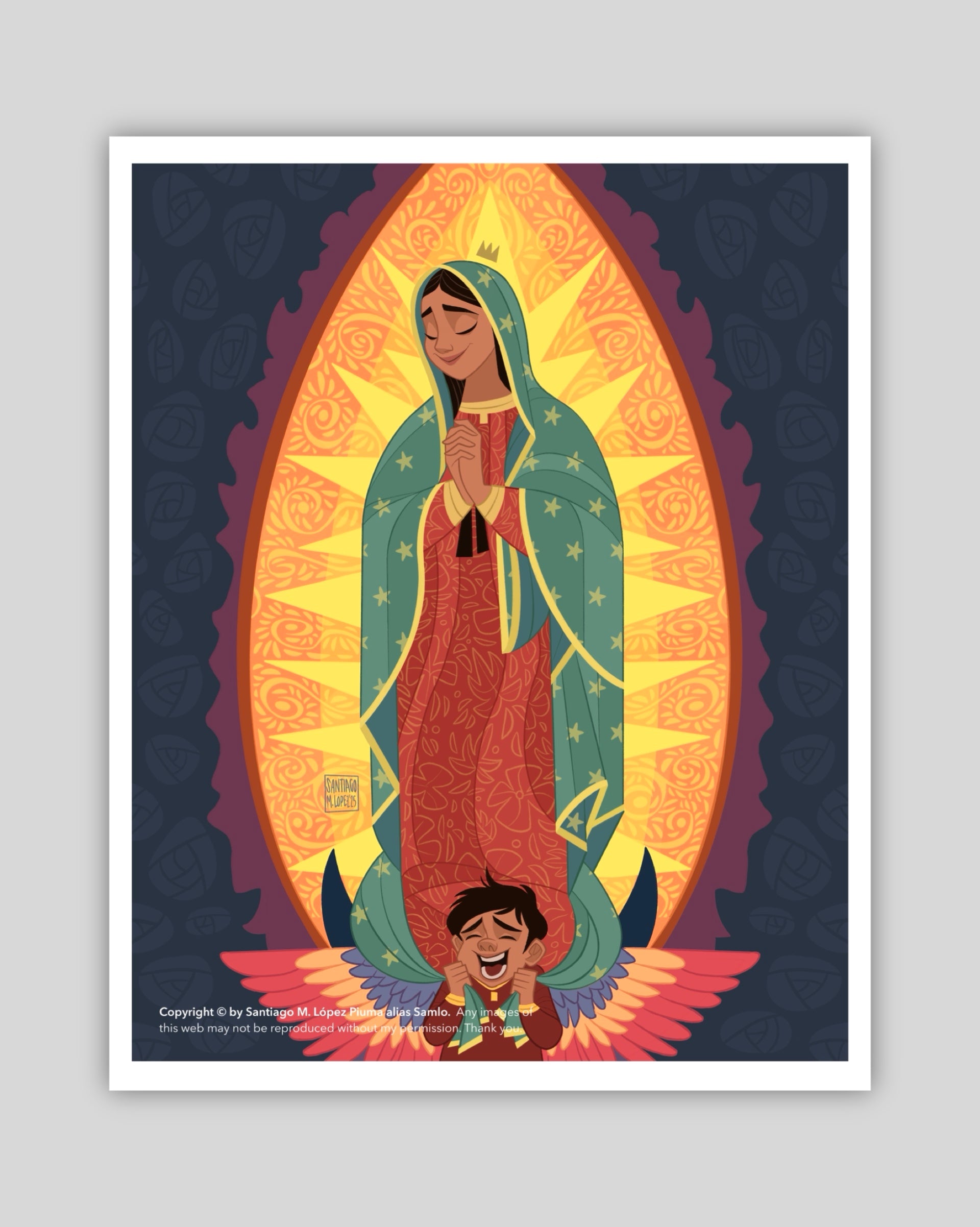 Virgen de Guadalupe - Lámina A5