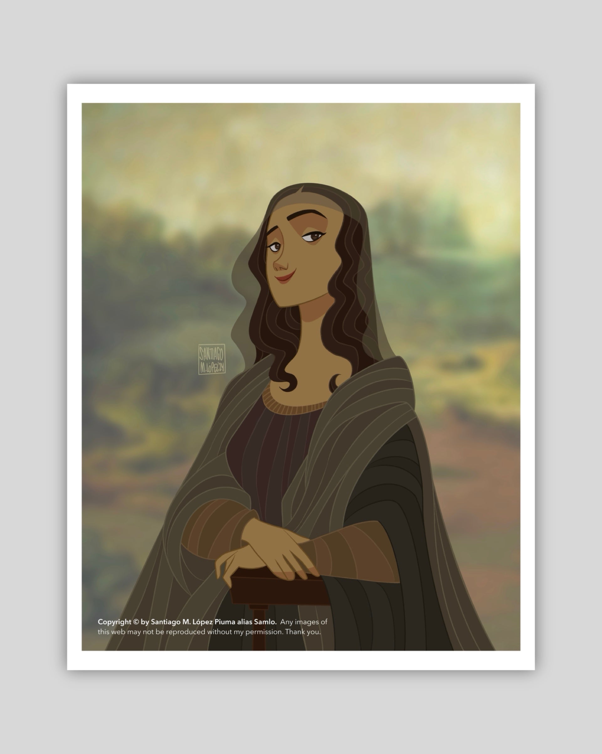 Mona Lisa - Lámina A5