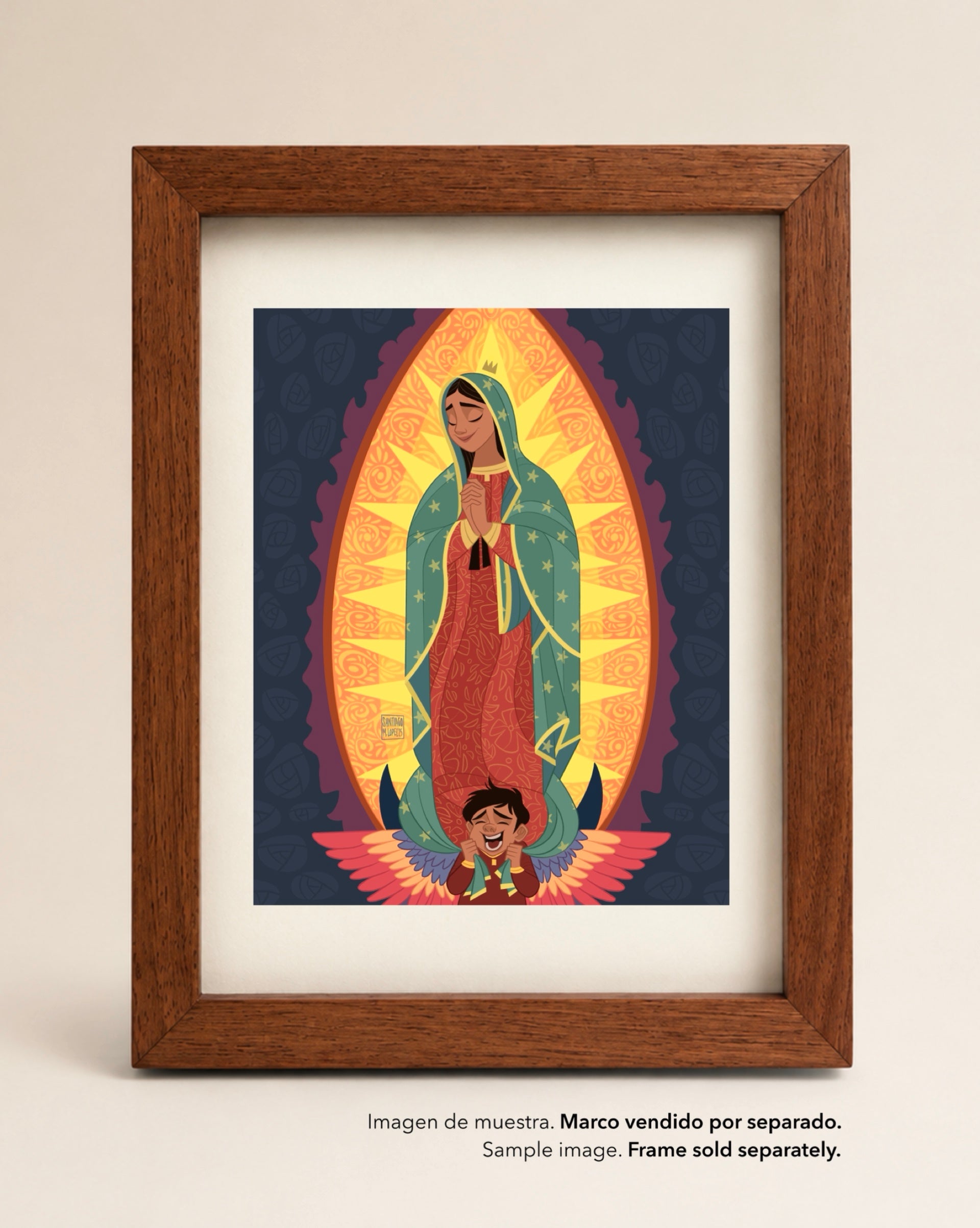 Virgen de Guadalupe - Lámina A5