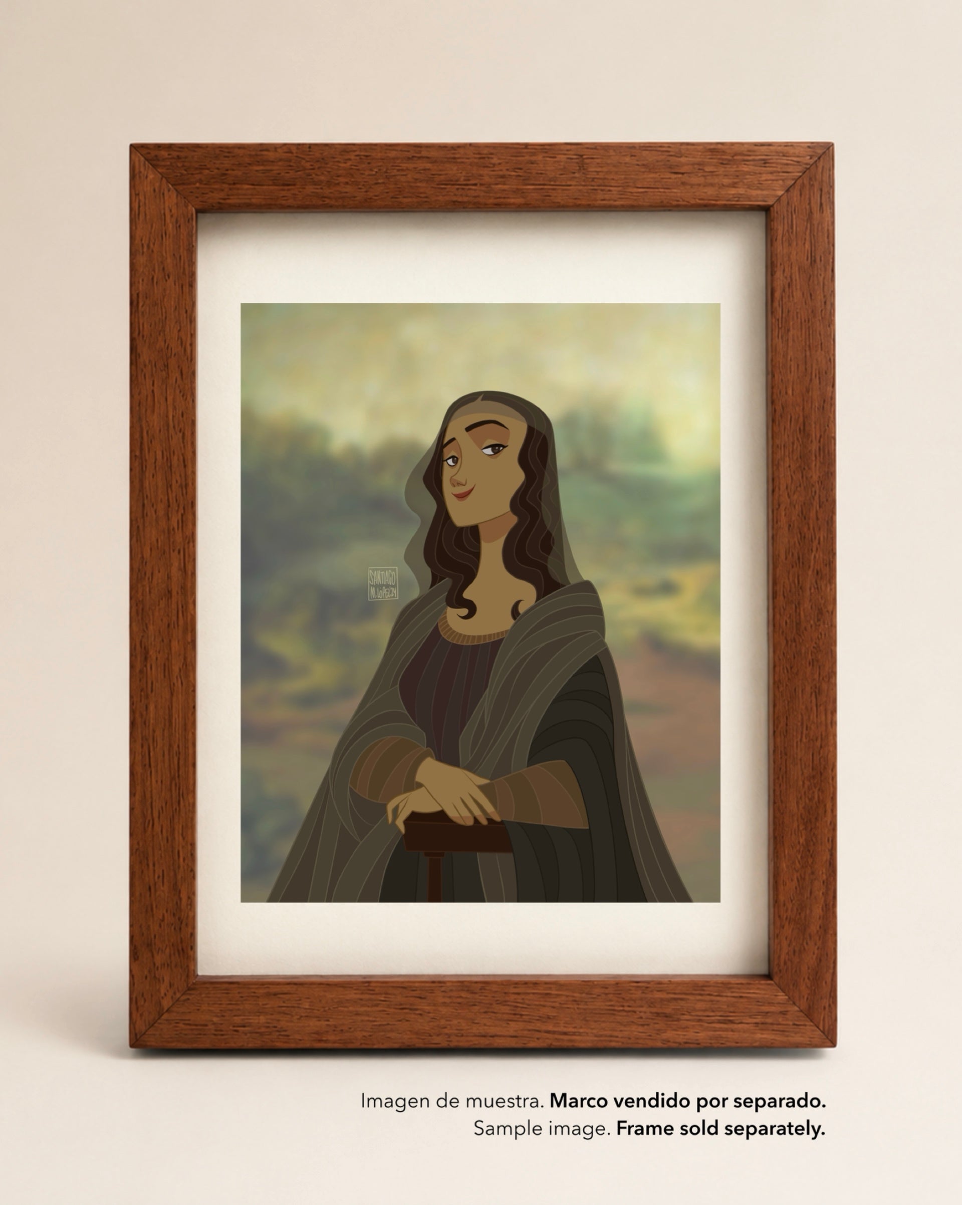 Mona Lisa - Lámina A5