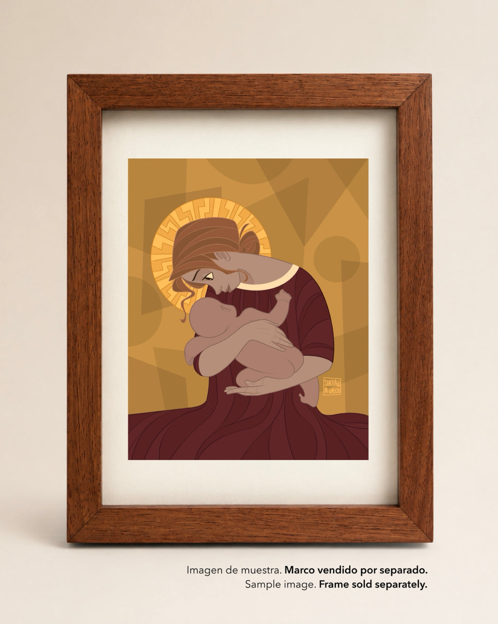 Virgen del Refugio - Lámina A5