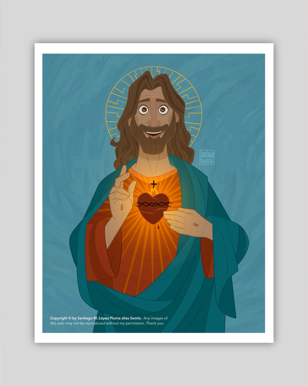 Jesús Sagrado Corazón - Print