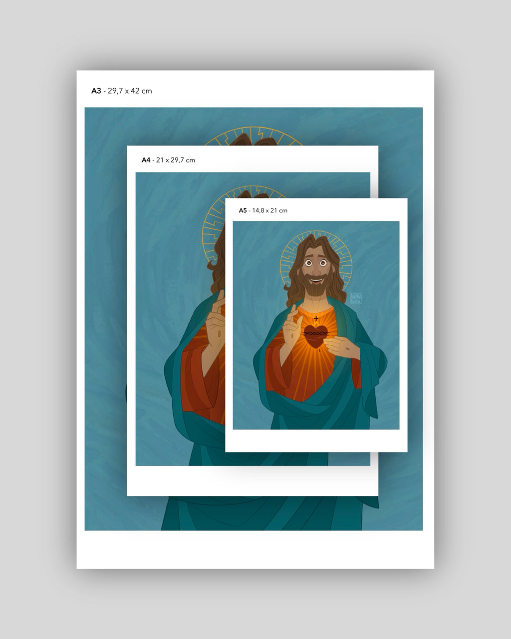 Jesús Sagrado Corazón - Print