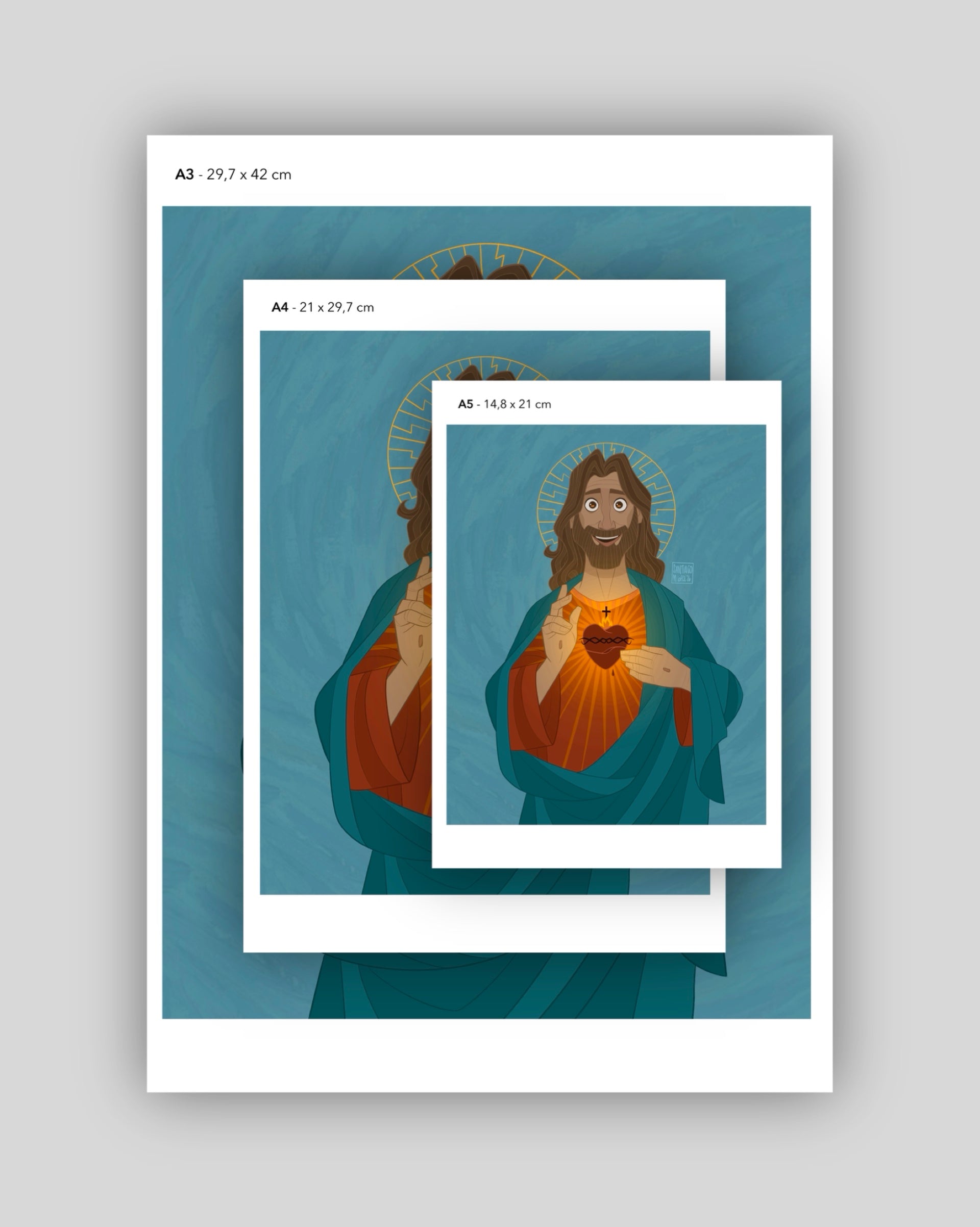 Jesús Sagrado Corazón - Print