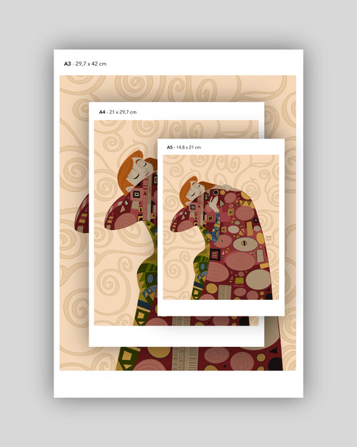 Klimt Abrazo - Print