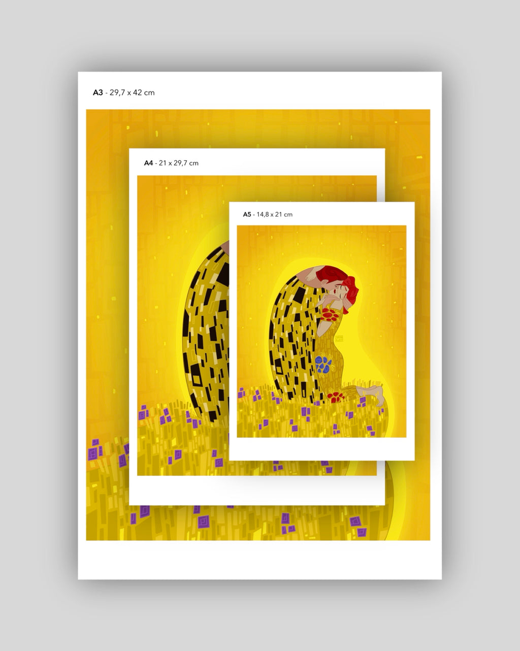 Klimt Beso - Print