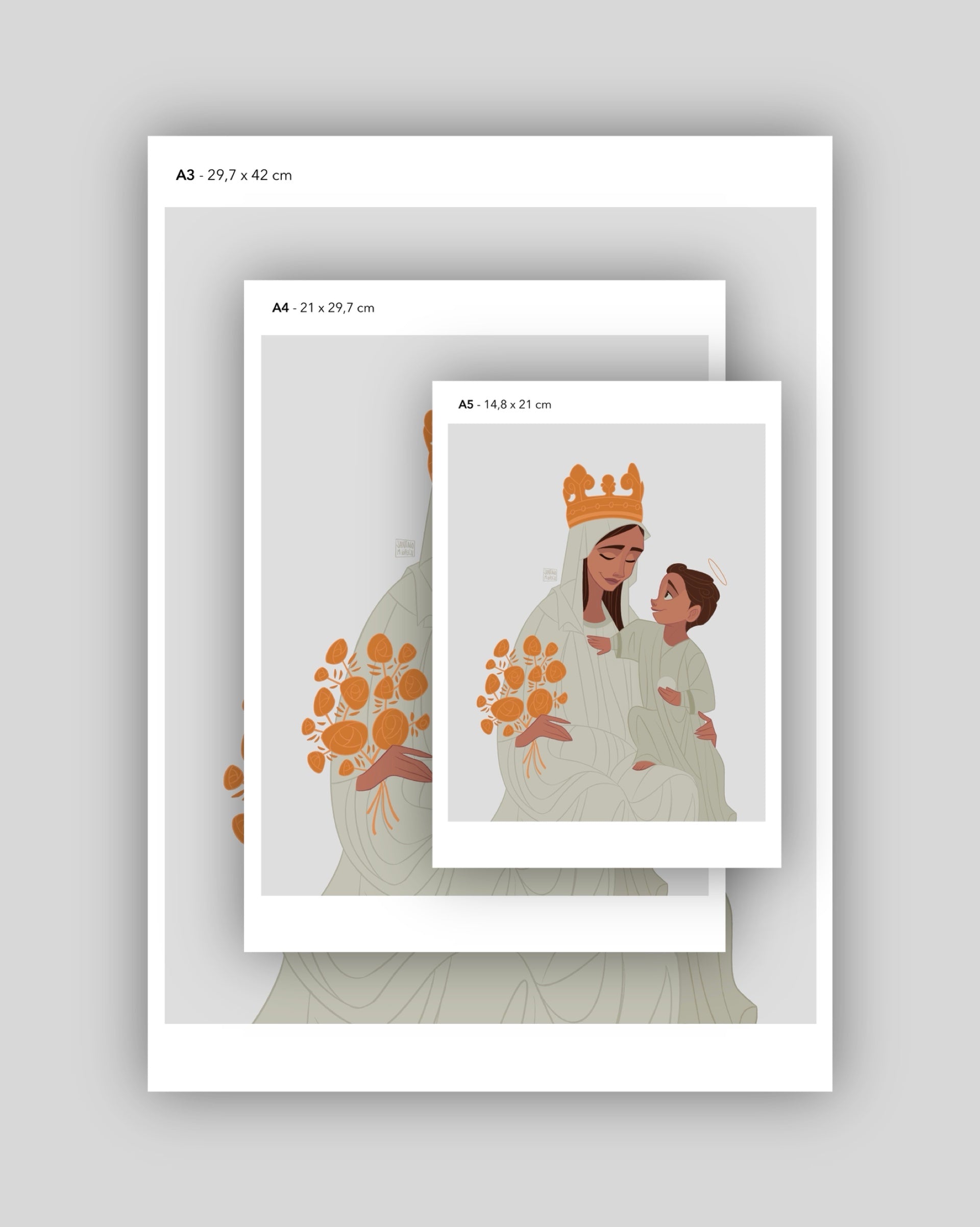 Virgen Roncesvalles - Print