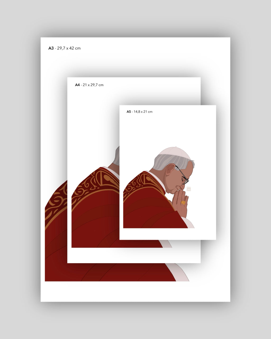Papa León - Print