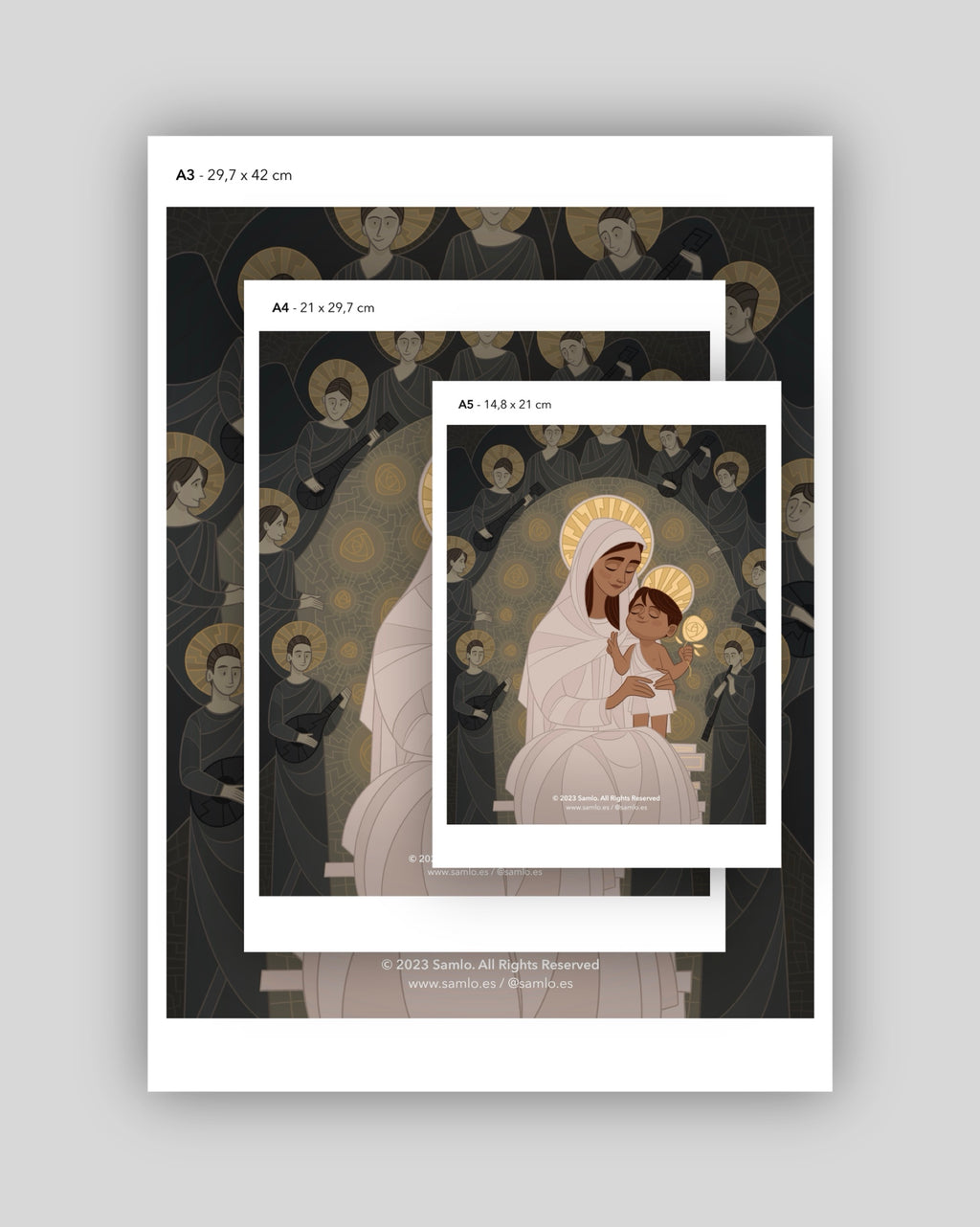 Virgen Navarra - Print