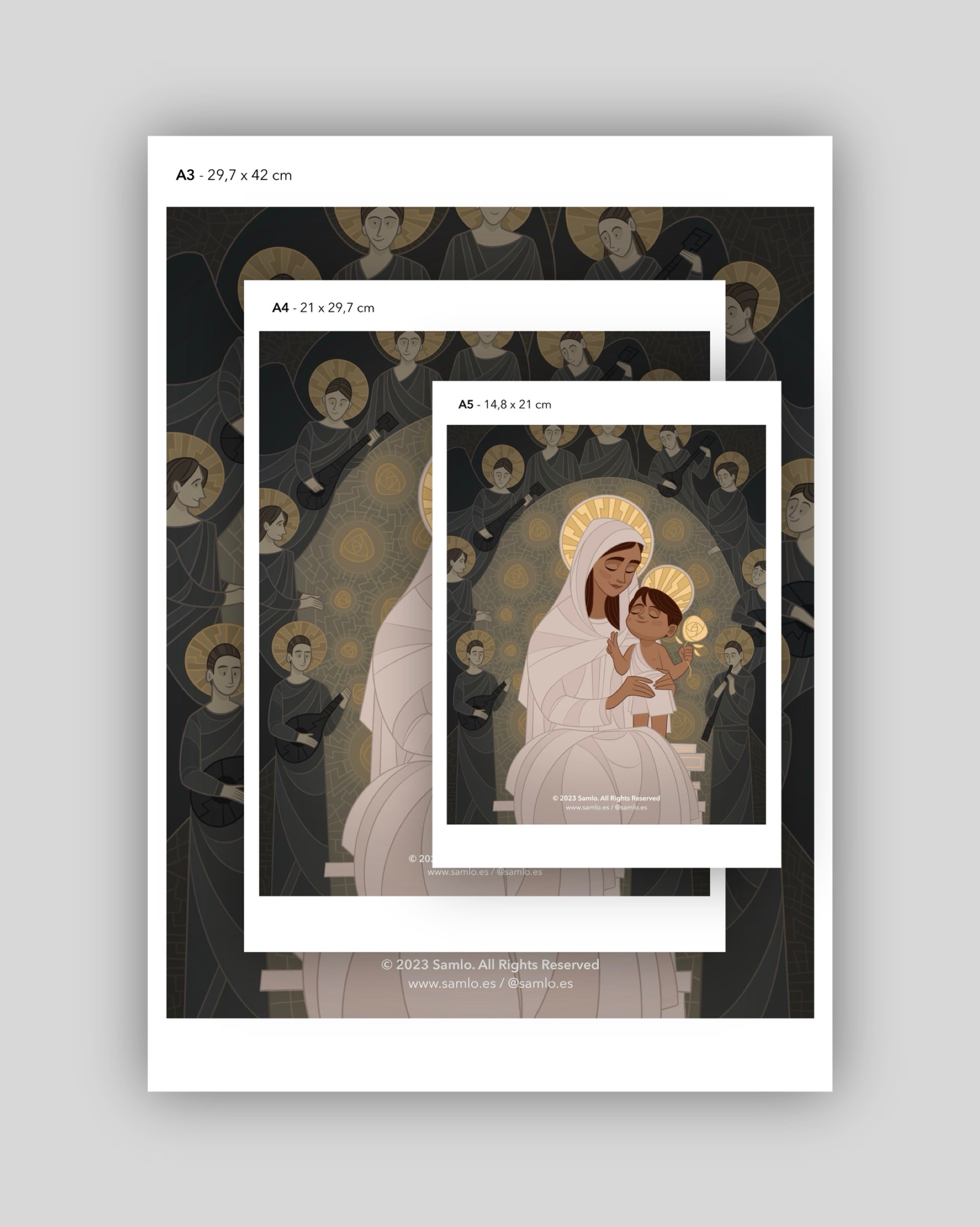 Virgen Navarra - Print