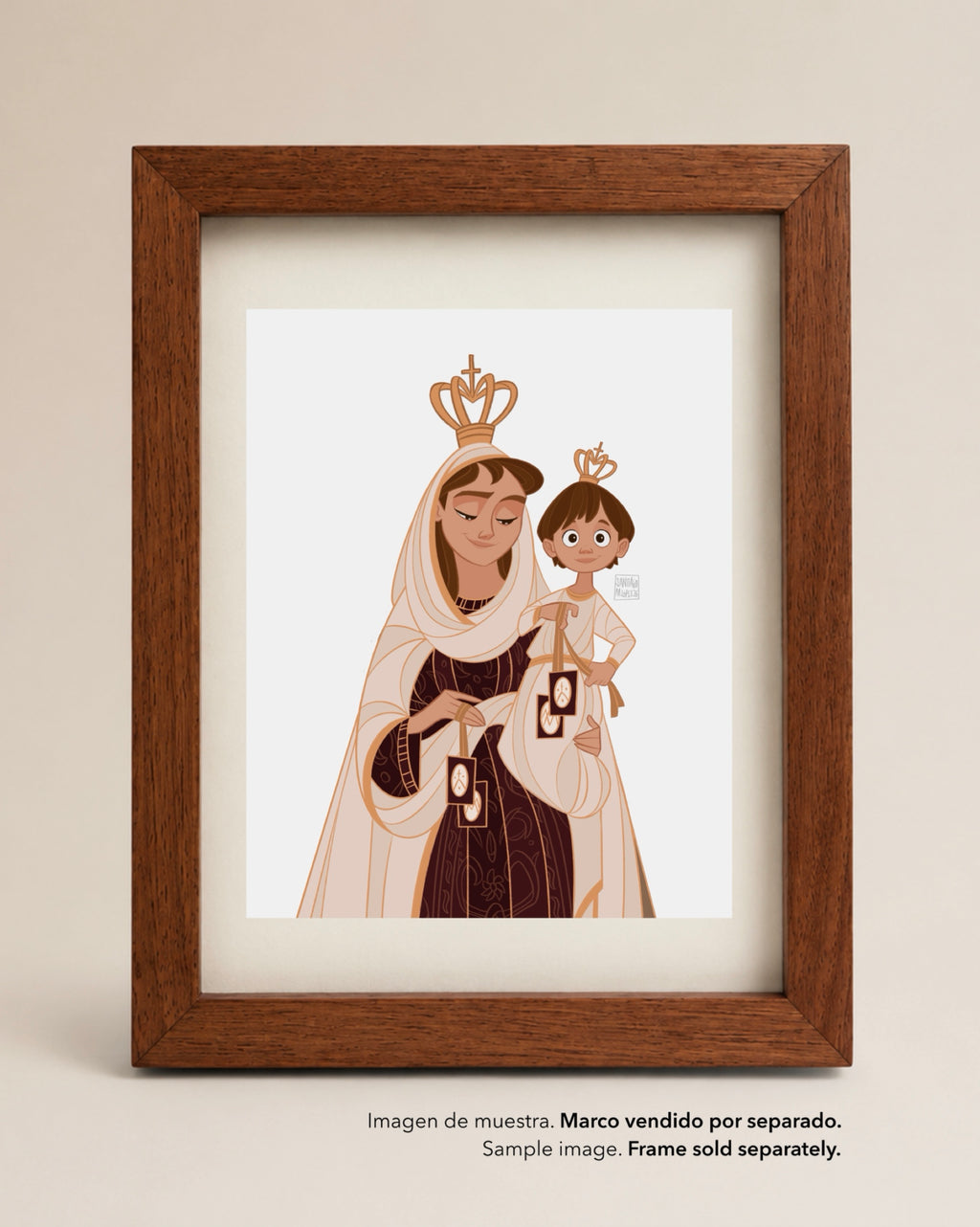 Virgen del Cármen - Print
